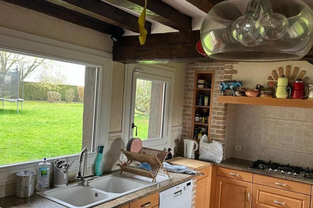 Chaumiere De Charme Cosy Villa Saint-Éloi-de-Fourques Eksteriør bilde